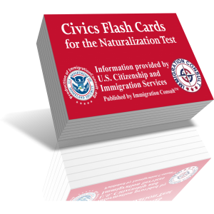US Citizenship Civics Test Flash Cards