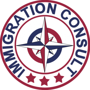 Immigration Consult logo for US Citizenship Test