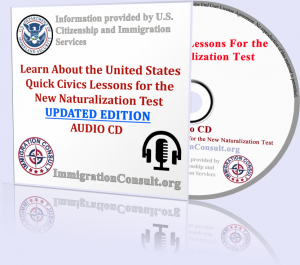 US Citizenship Civics Test Audio CD